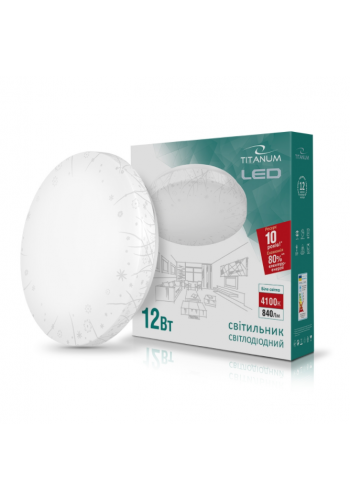 LED світильник настінно-стельовий TITANUM 12W 4100K 220V (TLCL-12GR) Grass