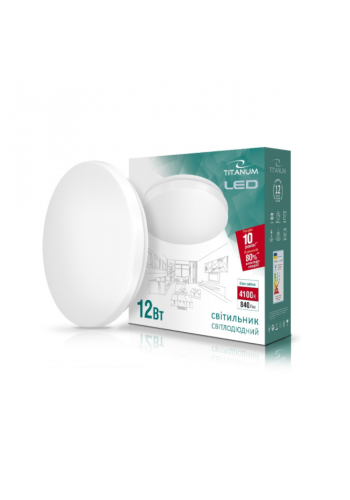 LED светильник настенно-потолочный TITANUM 12W 4100K 220V (TLCL-12HM) Матовый