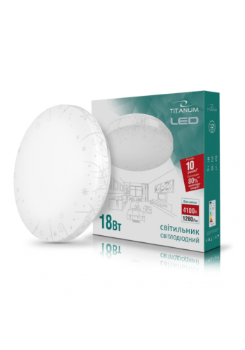 LED светильник настенно-потолочный TITANUM 18W 4100K 220V (TLCL-18GR) Grass