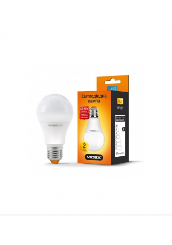 LED лампа VIDEX A60e 9W E27 4100K 12-48V