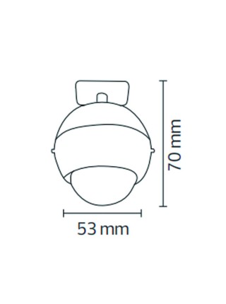 Датчик NAVARA білий HOROZ ELECTRIC 
088-005-0001-010