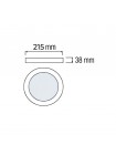 Світлодіодний світильник CATALINA-24 3CCT 24W чорний HOROZ ELECTRIC 016-081-1024-020