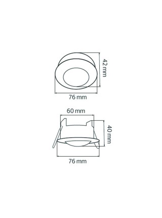 Датчик MUSTANG-1 чорний HOROZ ELECTRIC 
088-002-0001-020
