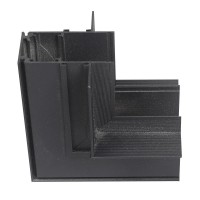 З’єднувач кутовий внутрішній для магнітного шинопровода вбудованого MAGNET-RW чорний HOROZ ELECTRIC 
129-012-0001-011