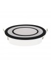 Світлодіодний світильник вбудований LED CARTER-12 12W 4200K чорний HOROZ ELECTRIC 016-072-0012-020