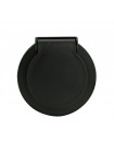 Розетка з заземленням з кришкою антрацит xOne OVIVO 406-250000-249