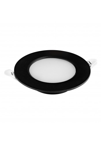 Світлодіодний світильник вбудований LED AURA-5 5W 6400K чорний HOROZ ELECTRIC 016-068-0005-040