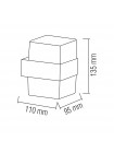 Світильник садово-парковий KING-10/S 10W 4200K чорний HOROZ ELECTRIC 076-082-0004-010