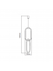 Світлодіодна люстра SANTANA 12W HOROZ ELECTRIC 019-072-0012-020