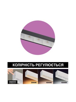 Світлодіодна люстра DESTINY 3 CCT-40 40W чорна HOROZ ELECTRIC 
019-067-1040-020