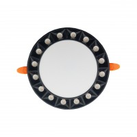 Світлодіодний світильник вбудований LED HARLEY-20 20W 3000K-6500K чорний HOROZ ELECTRIC 
016-074-0020-020
