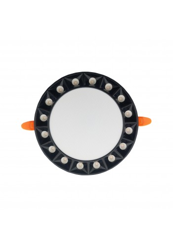 Світлодіодний світильник вбудований LED HARLEY-5 5W 3000K-6500K чорний HOROZ ELECTRIC 016-074-0005-020