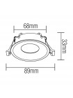 Корпуси під лампу KAKTUS-R чорний HOROZ ELECTRIC 015-034-0001-020