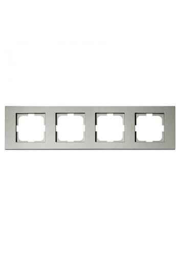 Рамка 4-на GRANO антрацит OVIVO 400-130000-228
