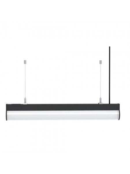 Світлодіодна люстра AVENUE 3 CCT-40 40W чорна HOROZ ELECTRIC 
019-066-1040-020