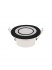 Світлодіодний світильник вбудований LED CARTER-5 5W 4200K чорний HOROZ ELECTRIC 016-072-0005-020