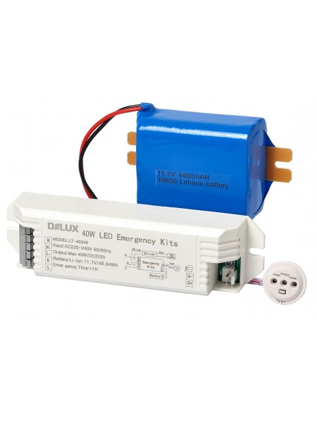 Блок аварійного живлення для LED 180-265V (11,1V 4,4Ah) 40W 1год