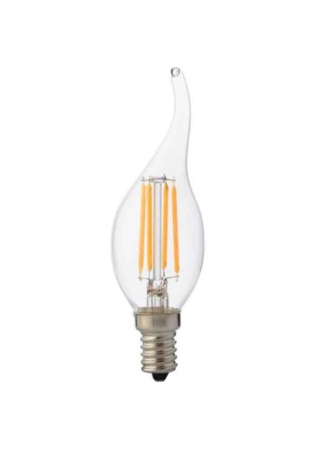Світлодіодна лампа FILAMENT FLAME-4 4W Е14 2700К HOROZ ELECTRIC 001-014-0004-010