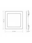 LED світильник квадратний VIDEX DL6S 18W 3000K-4000K-6500K White VL-DL6S-18CW - 487948