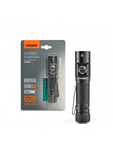 Портативний світлодіодний ліхтарик VIDEX VLF-A352 600Lm 5000K VLF-A352 - 485012