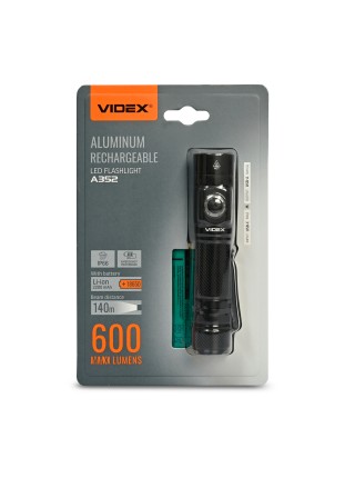 Портативний світлодіодний ліхтарик VIDEX VLF-A352 600Lm 5000K VLF-A352 - 485012
