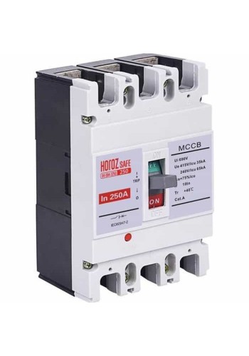 Шафовий автоматичний вимикач SAFE 250А 3P С HOROZ ELECTRIC 114-004-3250-010