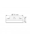 LED лампа VIDEX GX53 8W 3000K 220V VL-GX53-08533 - 486224