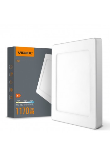 LED світильник квадратний VIDEX DL6S 12W 3000K-4000K-6500K White VL-DL6S-12CW - 487931