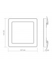 LED світильник квадратний VIDEX DL6S 12W 3000K-4000K-6500K White VL-DL6S-12CW - 487931