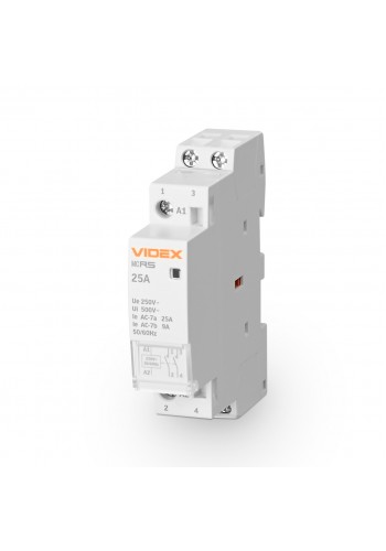 Модульний контактор 2п 25А 2НВ VF-RS-MC2O-25 VIDEX RESIST VF-RS-MC2O-25 - 485388