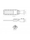 LED ліхтар вуличний VIDEX IP65 SLE17 50W 5500Lm 5000K 220V VL-SLE17-0505 - 485586