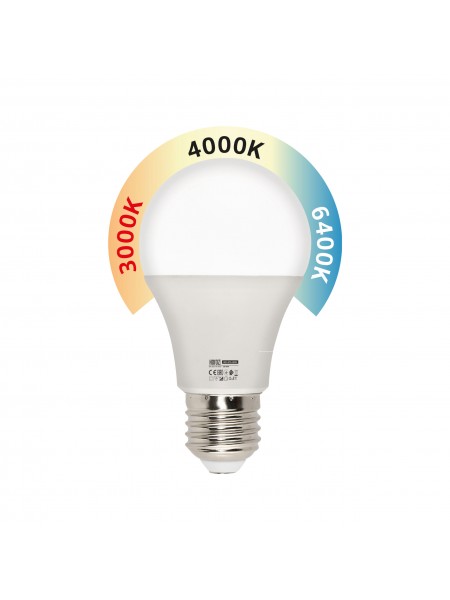 Cвітлодіодна лампа COMBO-10 10W E27 3000K-4000К-6400K HOROZ ELECTRIC 
001-073-0010-010