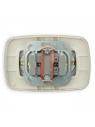 Розетка подвійна з заземленням чорний-золото ELA HOROZ ELECTRIC 112-007-0008-040