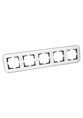 Рамка 5-на LOFT білий+сірий OVIVO 404-010003-250