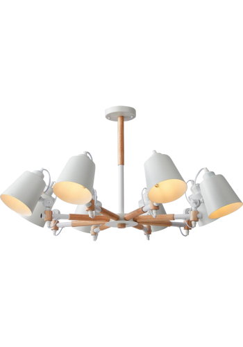 Світильник HOPFEN LOFT LTR 8 WH (E27, max 8 x 40W)