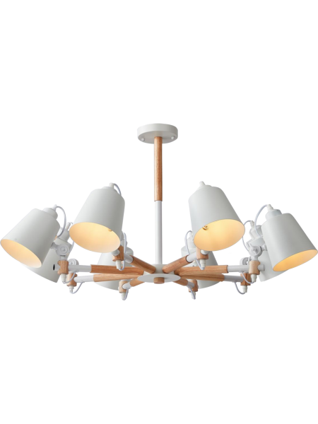 Світильник HOPFEN LOFT LTR 8 WH (E27, max 8 x 40W)
