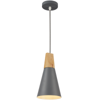 Світильник HOPFEN LOFT NT 1 GR (E27, max 40W)