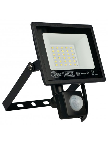 Прожектор світлодіодний з датчиком PARS/S-30 30W 6400K HOROZ ELECTRIC 
068-009-0030-010