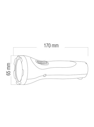 Ліхтарик ручний PELE-3 3W синій HOROZ ELECTRIC 
084-006-0003-010