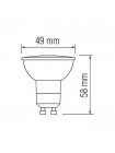 Світлодіодна лампа PLUS-8 8W GU10 6400К HOROZ ELECTRIC 001-002-0008-011