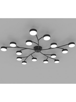 Світильник STARK SKOG-GX-15 BK, 15xGX53, 1020x85мм, чорний, HOPFEN
