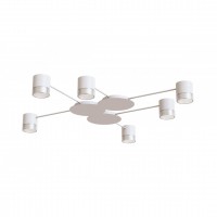 Світильник STARK CL-6/3-CRISTAL 6xGX53 WH, 920х100мм, білий, HOPFEN