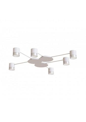 Світильник STARK CL-6/3-CRISTAL 6xGX53 WH, 920х100мм, білий, HOPFEN