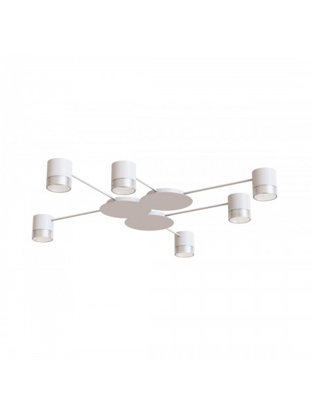 Світильник STARK CL-6/3-CRISTAL 6xGX53 WH, 920х100мм, білий, HOPFEN