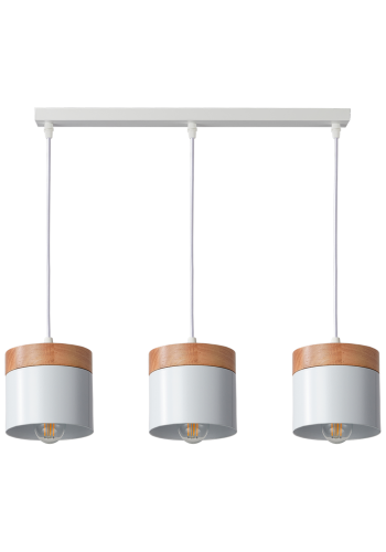 Світильник HOPFEN LOFT ZN 3 PD WH (E27, max 3 x 40W)