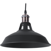 Підвіс Hopfen Cap Loft 1x40 Вт E27 чорний