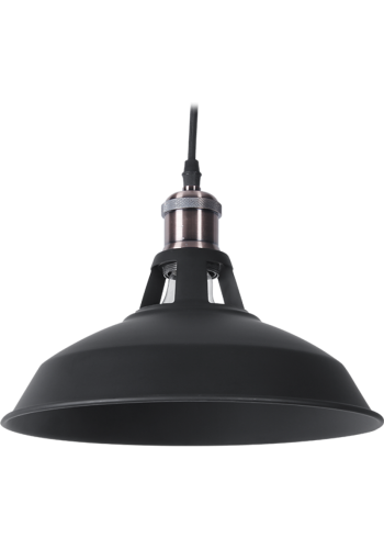 Підвіс Hopfen Cap Loft 1x40 Вт E27 чорний