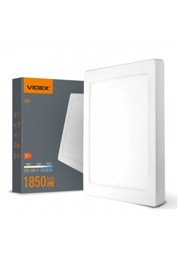LED світильник квадратний VIDEX DL6S 18W 3000K-4000K-6500K White VL-DL6S-18CW - 487948