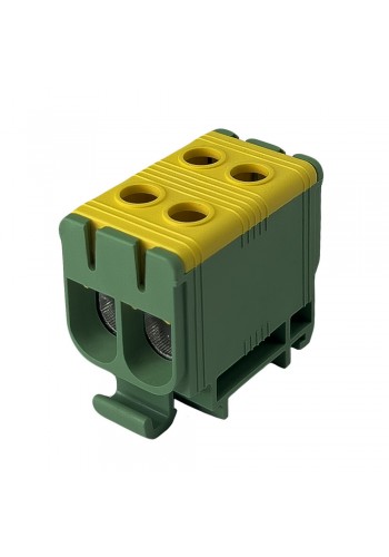 Клемник на DIN-рейку Al 6-50/Cu 4 2.5-50 мм² жовто-зелений Промфактор ( FT1050G2 )