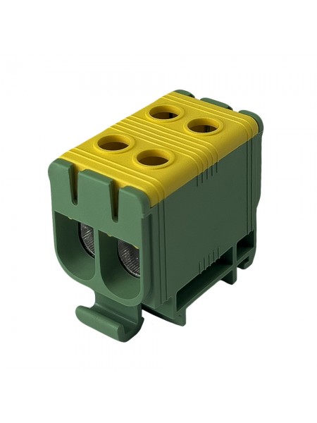 Клемник на DIN-рейку Al 6-50/Cu 4 2.5-50 мм² жовто-зелений Промфактор ( FT1050G2 )